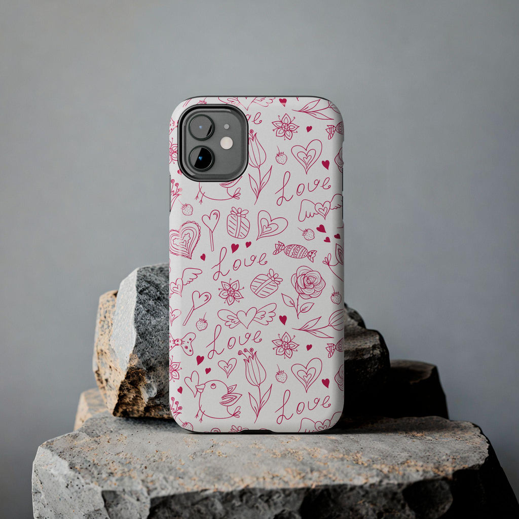 Love Doodles Phone Case | Tough Phone Cases