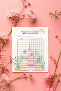 Princess Castle Chore Chart: Kids Task Tracker (PDF Download)
