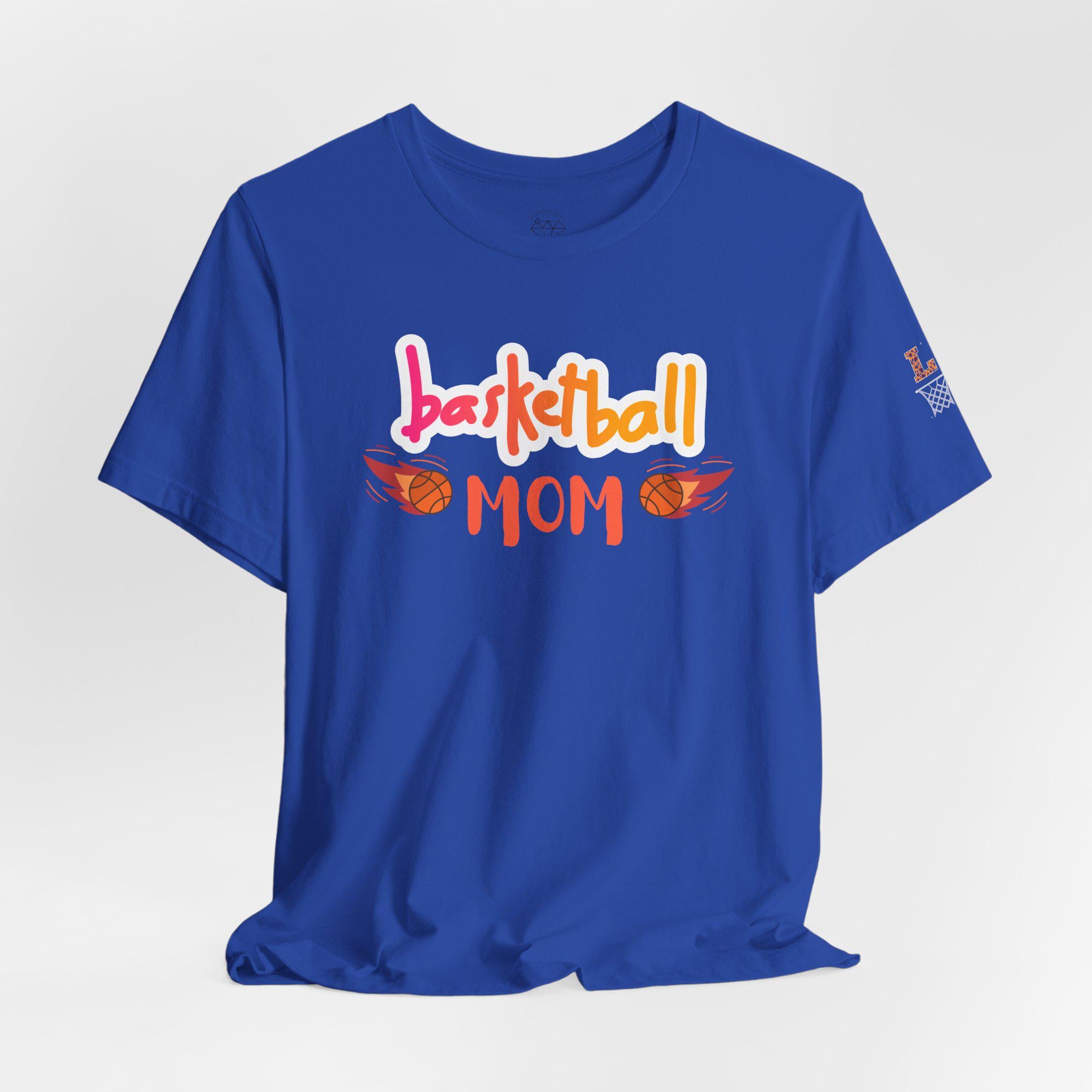 Basketball Mom Tee: Unisex Jersey Cotton Sports Shirt
