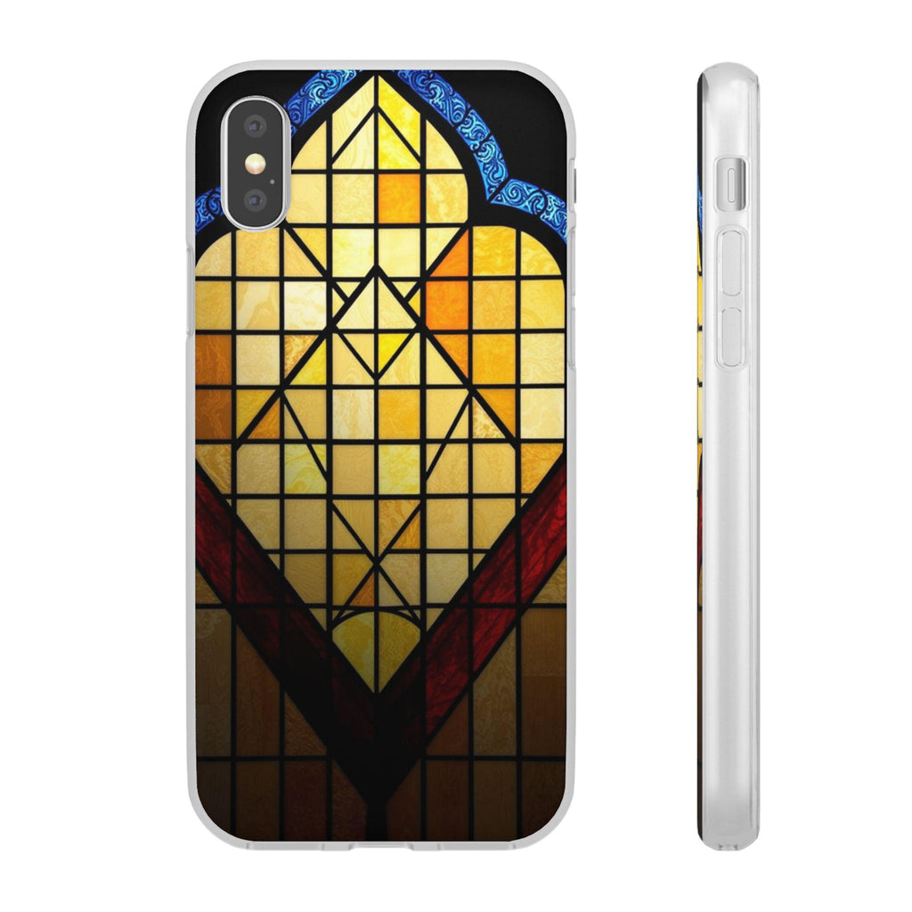 Faux Stained Glass iPhone Case: Artistic, Slim, Protective