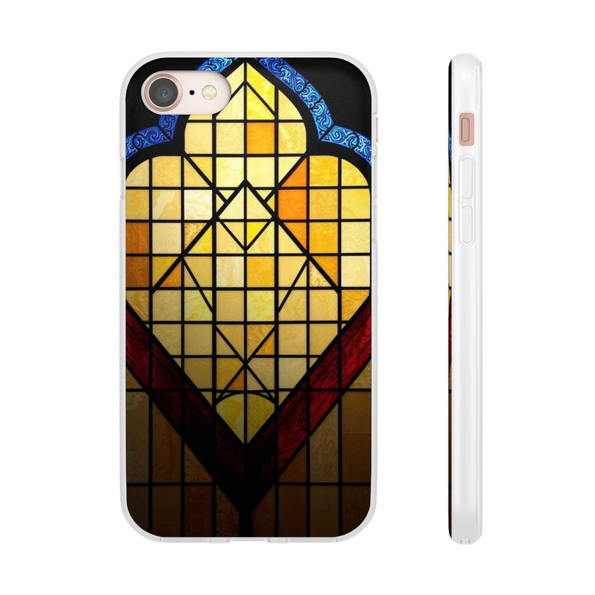 Faux Stained Glass iPhone Case: Artistic, Slim, Protective