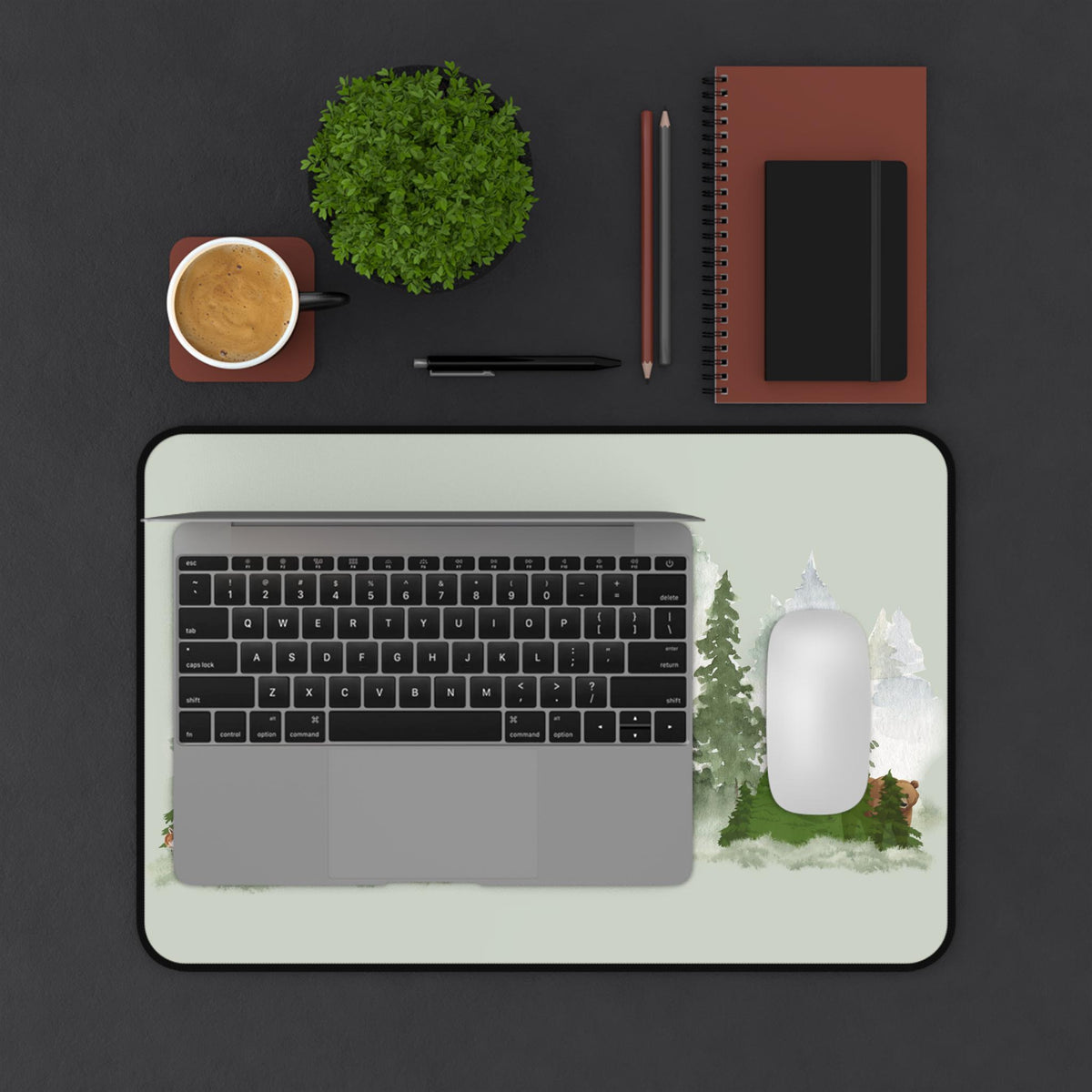 Forest Desk Mat: Eco-Friendly Workspace Accessory for Nature Lovers