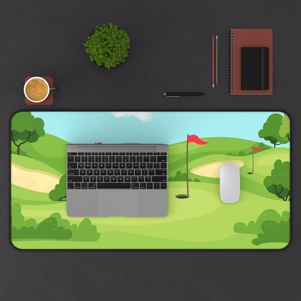 Golf Desk Mat: Personalized Workspace Decor, Nature Landscape