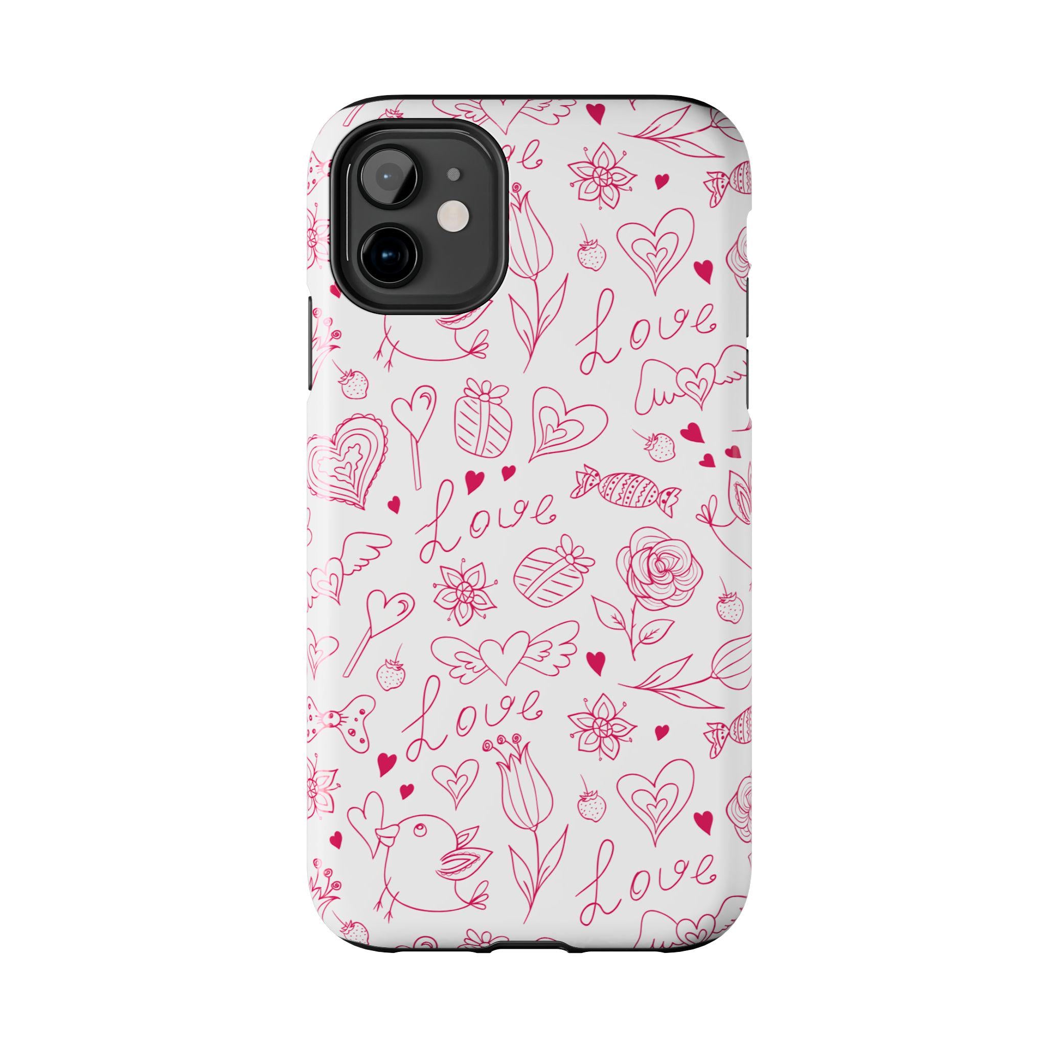 Love Doodles Phone Case | Tough Phone Cases
