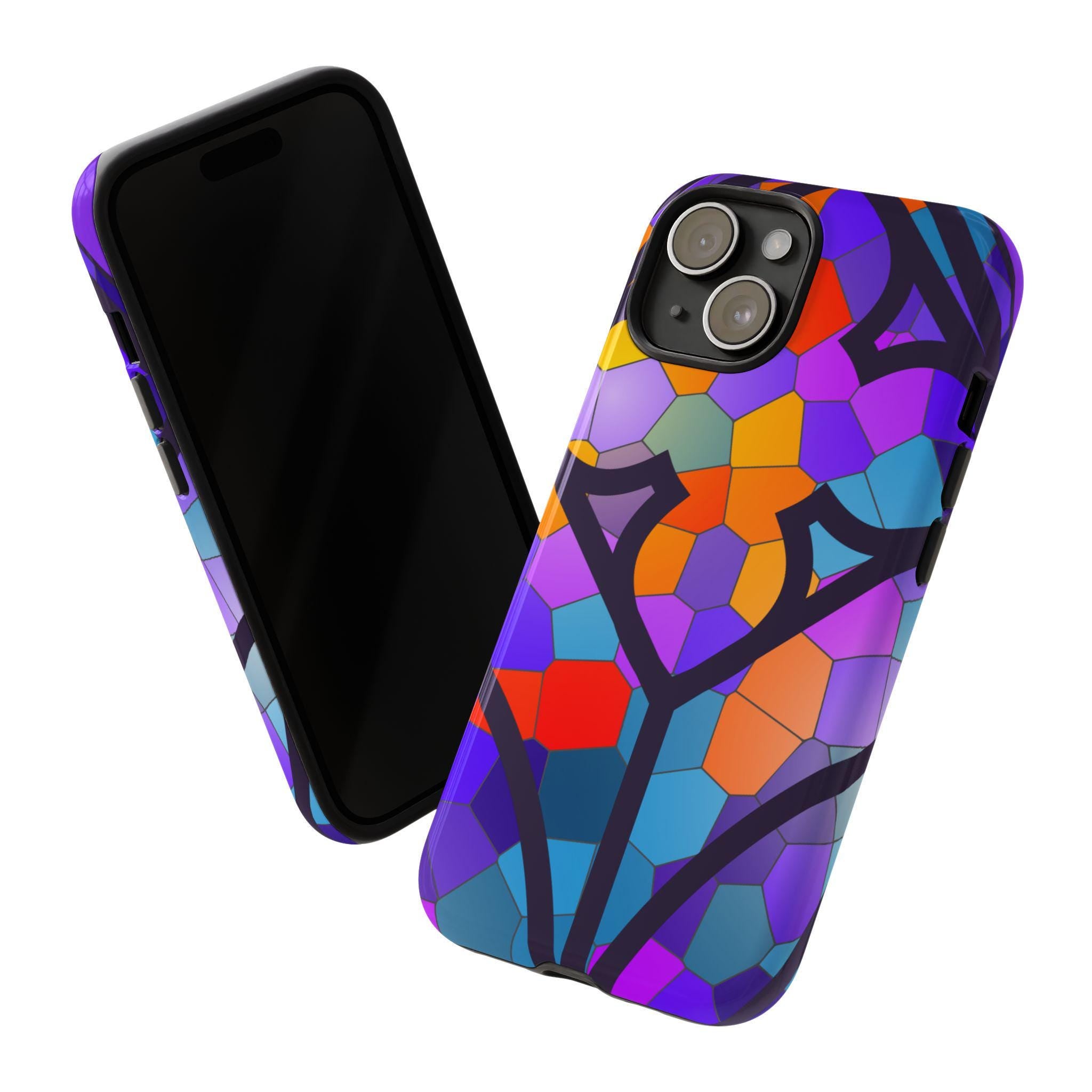 Stained Glass iPhone Case | Faux Stained Glass Phone Cover