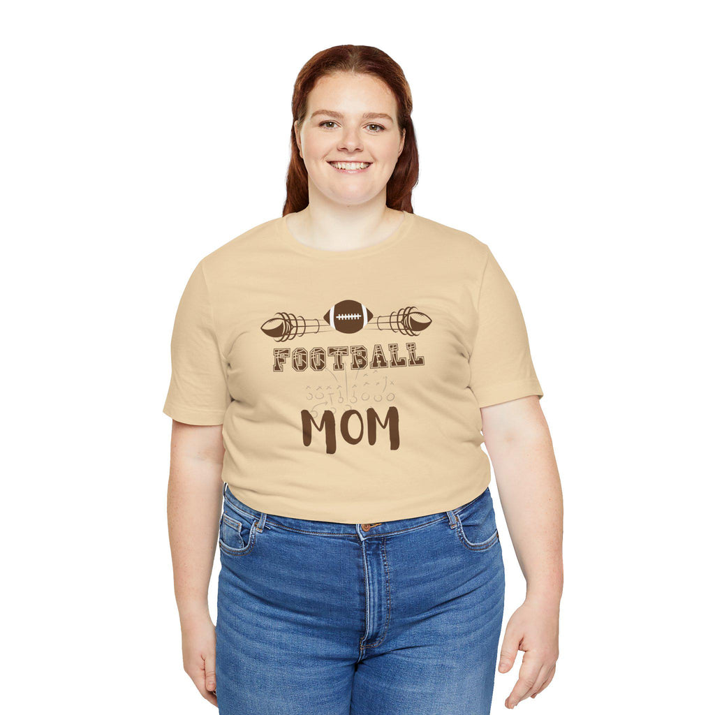 Football Mom Tee: Game Day Comfort - Unisex Cotton Jersey
