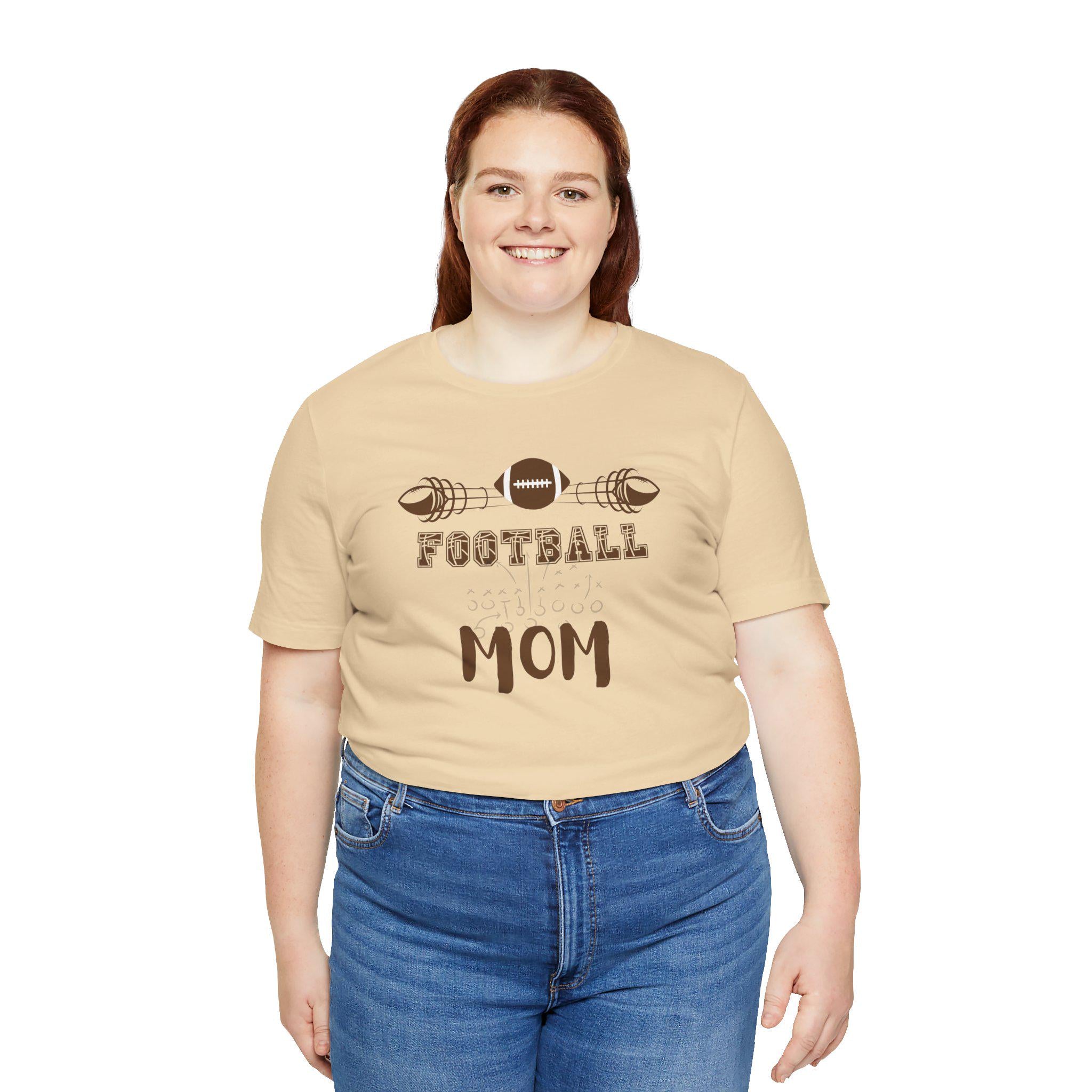 Football Mom Tee: Game Day Comfort - Unisex Cotton Jersey