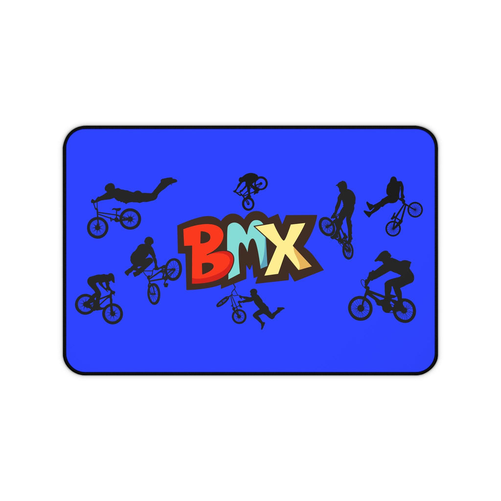 BMX Desk Mat: Colorful Cycling Gift for Gamers & Creatives