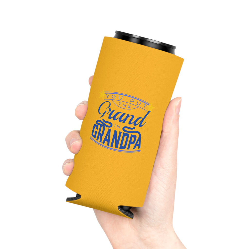 Can Cooler for Grandpa, Funny Gift for Grandfather, Outdoor BBQ Accessory, Party Favor, Beer Sleeve, Can Insulation