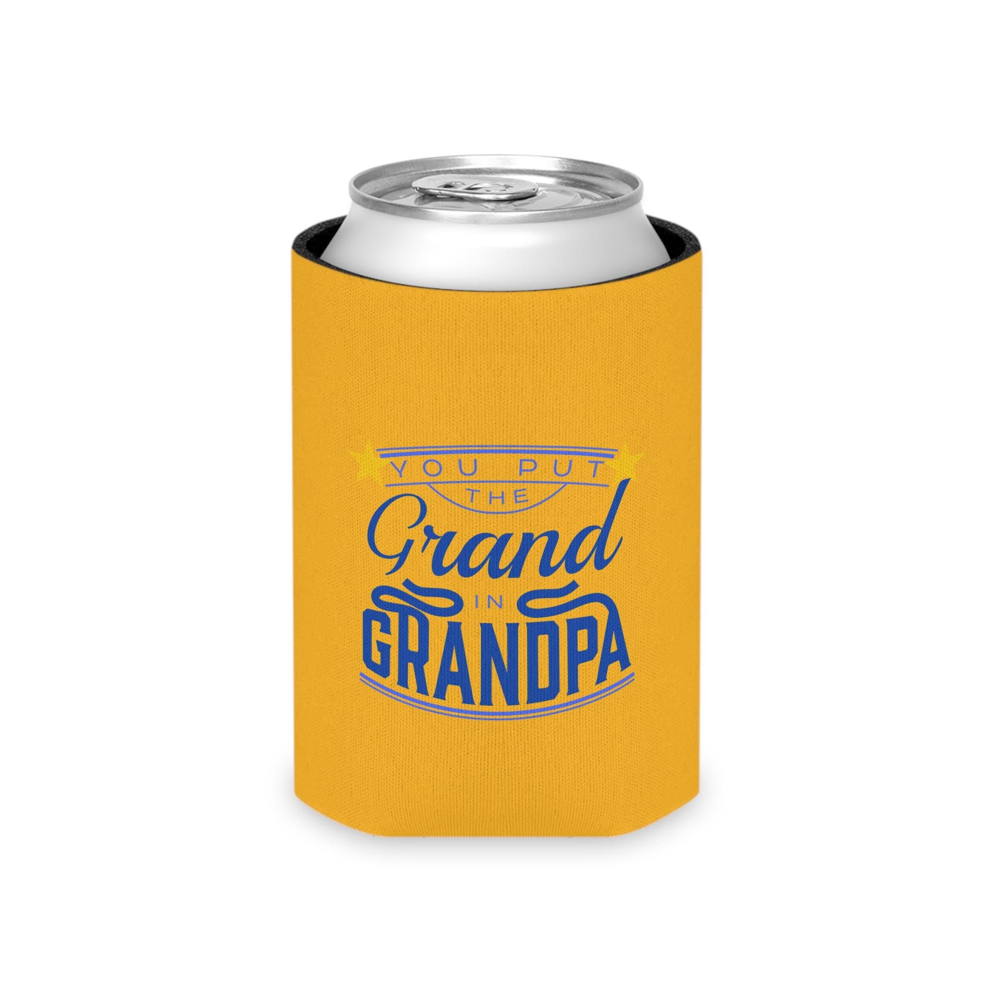 Can Cooler for Grandpa, Funny Gift for Grandfather, Outdoor BBQ Accessory, Party Favor, Beer Sleeve, Can Insulation