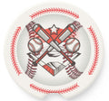 Baseball Soapstone Car Coaster: Sports Fan Vehicle Accessory