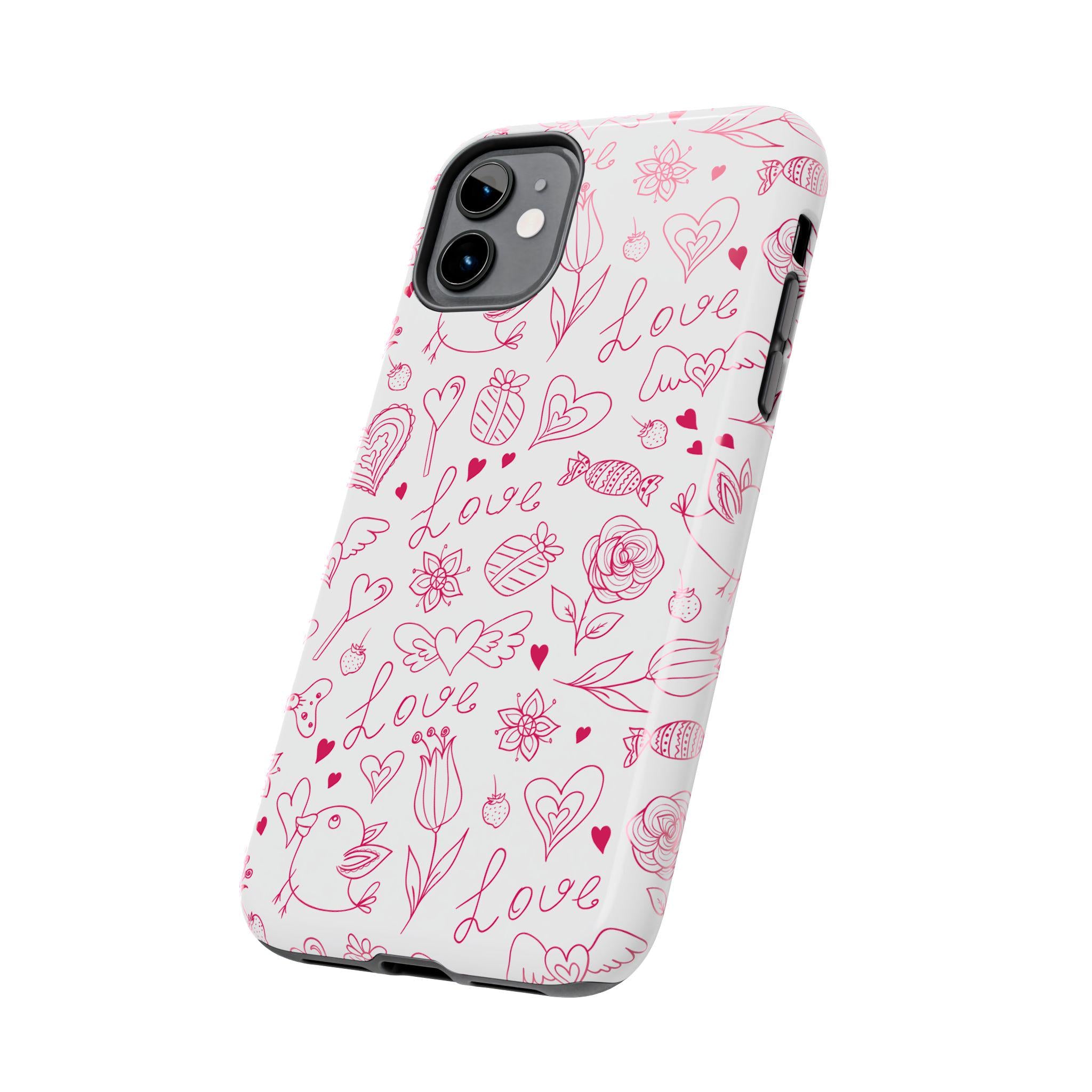 Love Doodles Phone Case | Tough Phone Cases