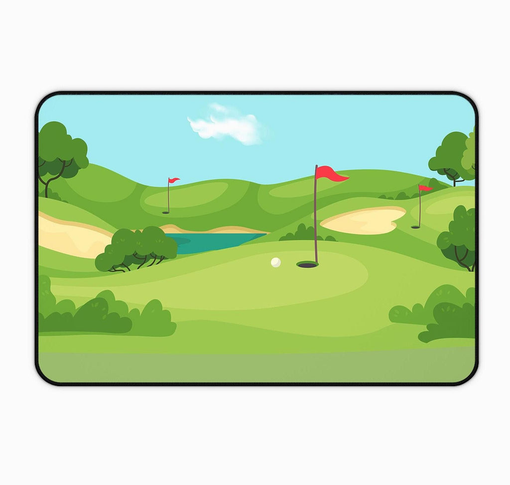 Golf Desk Mat: Personalized Workspace Decor, Nature Landscape