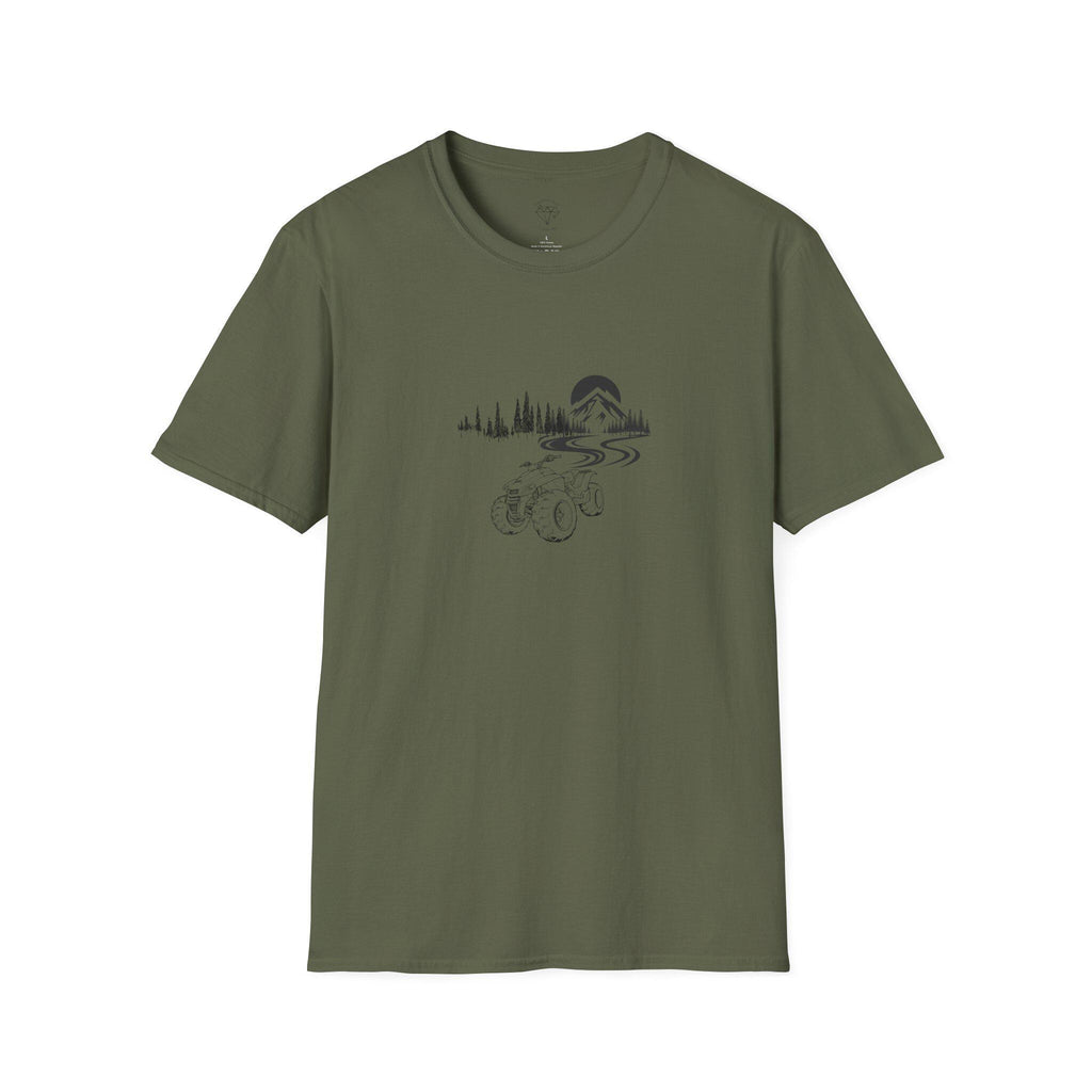 ATV Mountain Adventure T-Shirt: Off-Road Nature Lover Tee