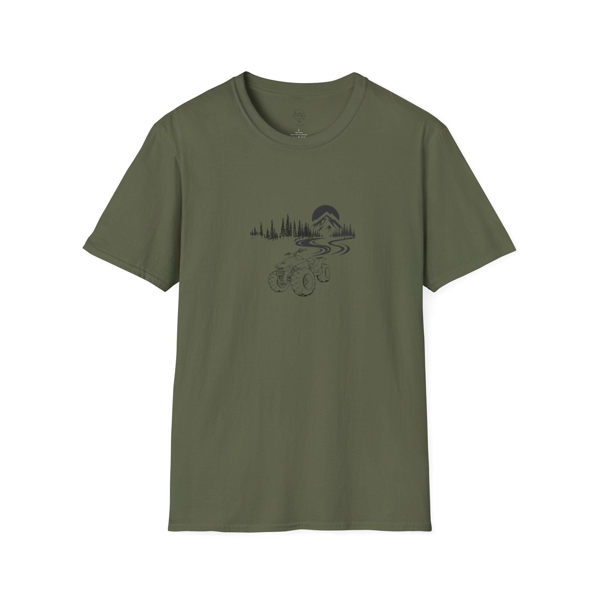 ATV Mountain Adventure T-Shirt: Off-Road Nature Lover Tee