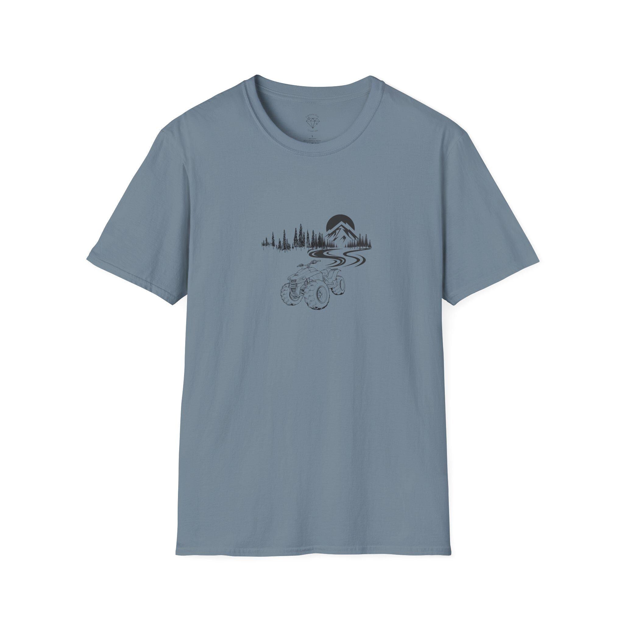 ATV Mountain Adventure T-Shirt: Off-Road Nature Lover Tee
