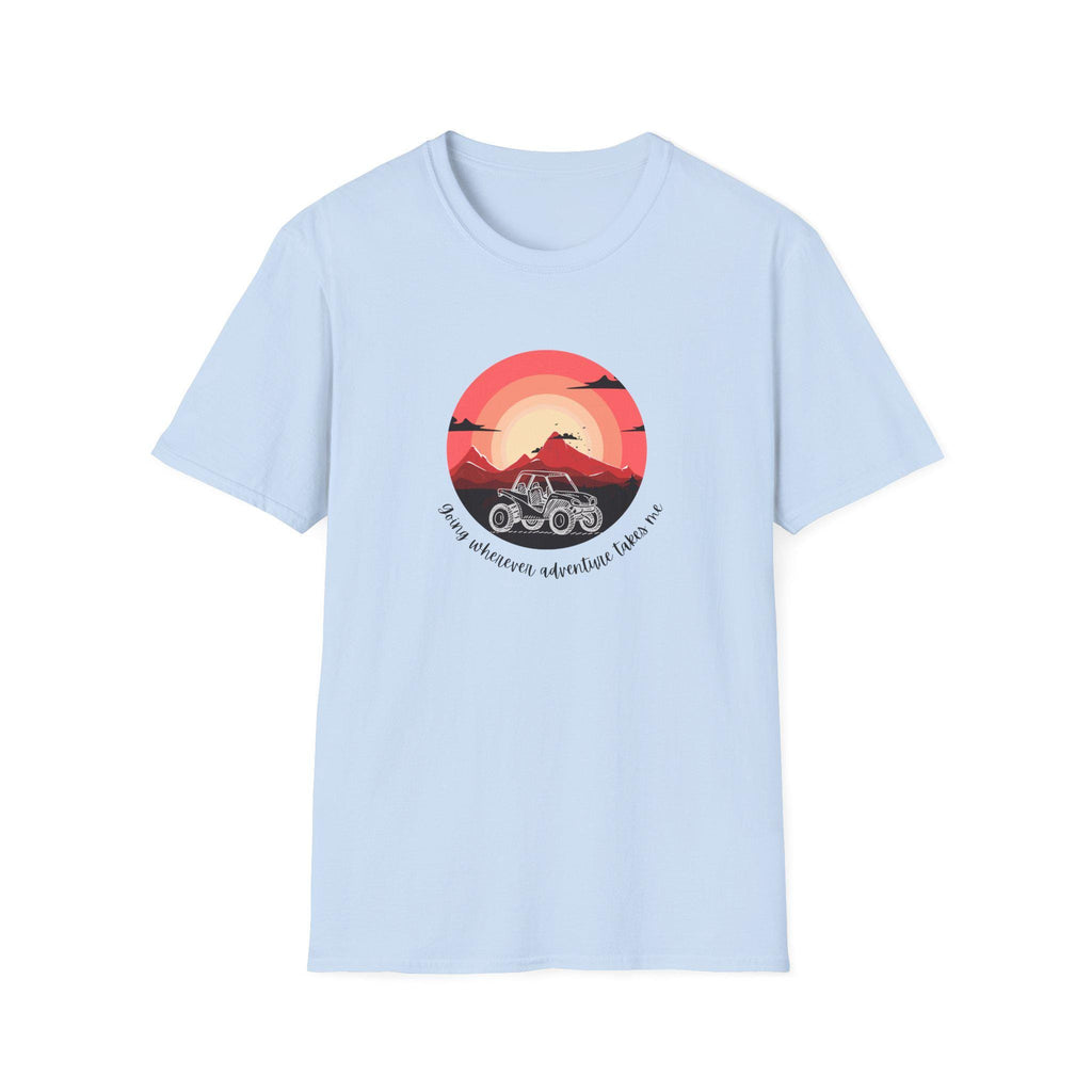 Adventure Awaits T-Shirt: Mountain All-Terrain Vehicle Tee