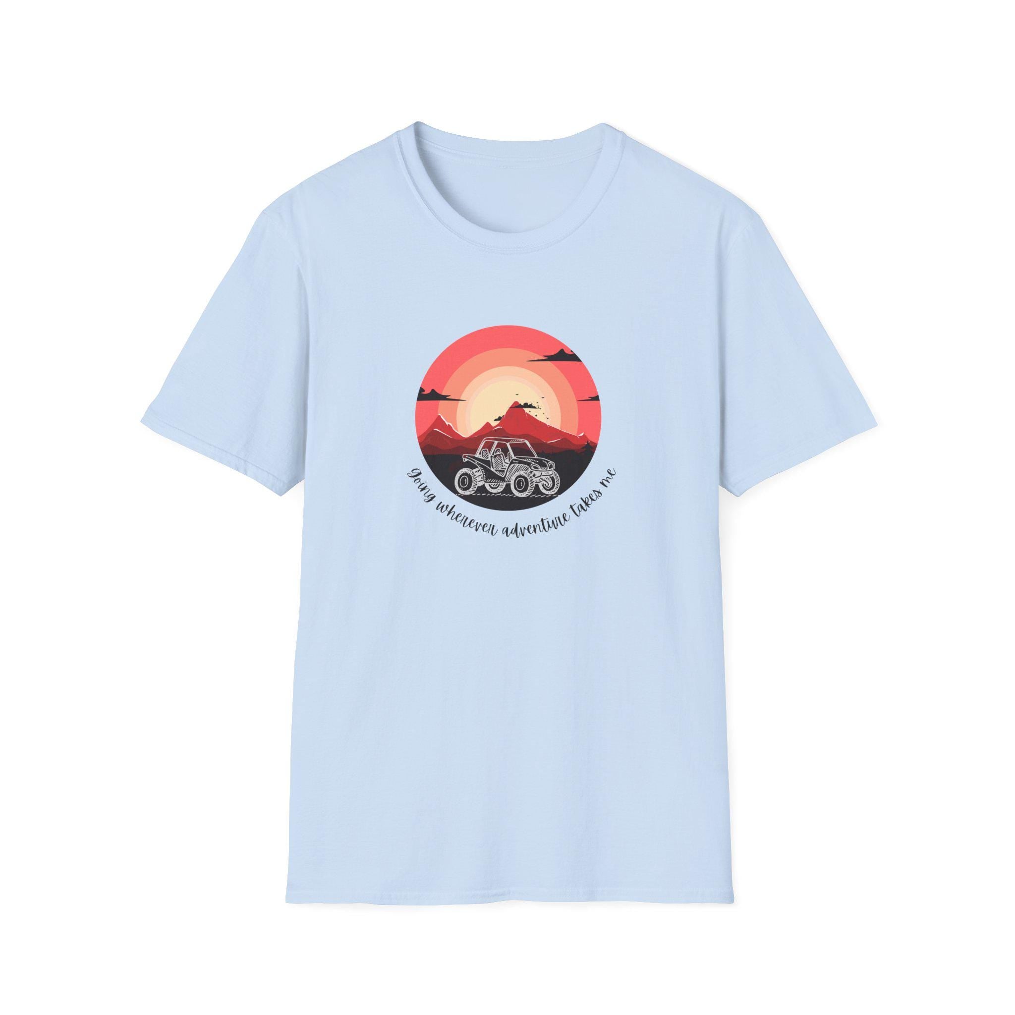 Adventure Awaits T-Shirt: Mountain All-Terrain Vehicle Tee