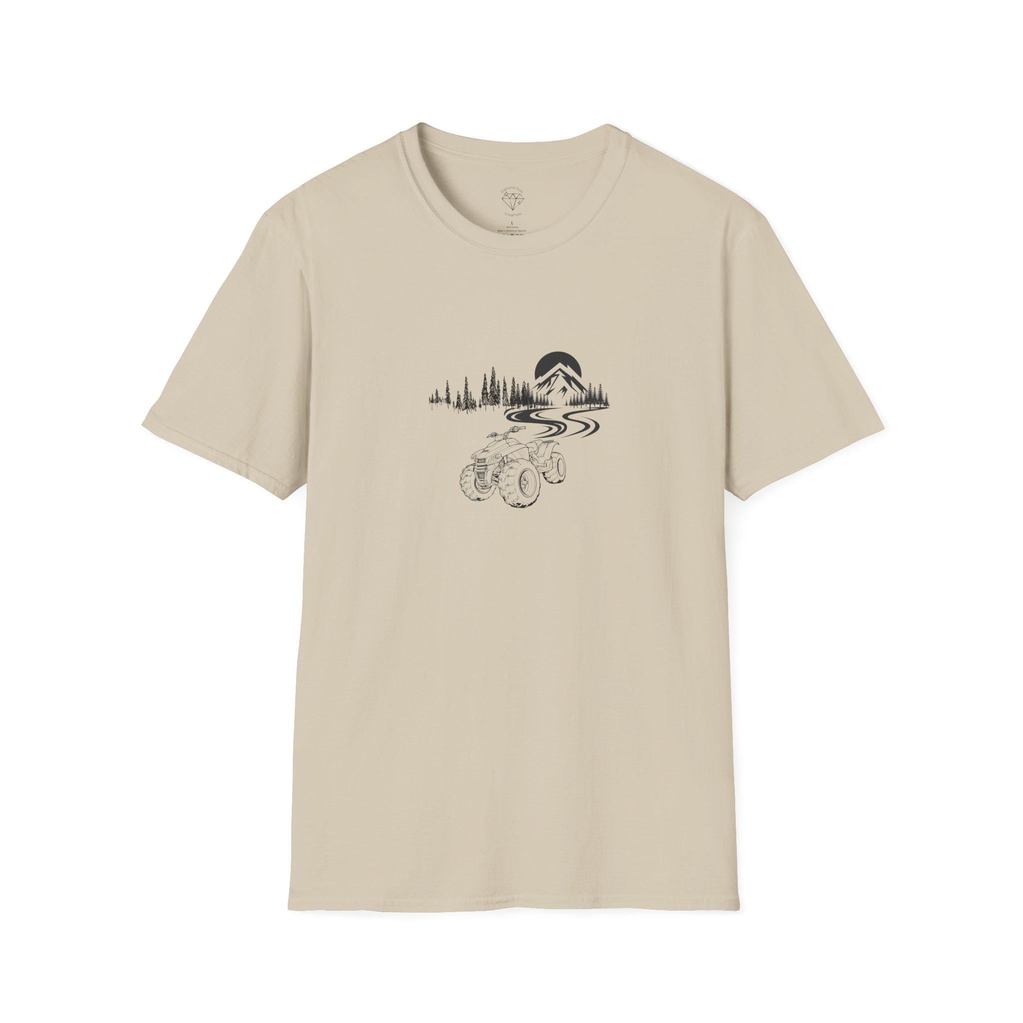 ATV Mountain Adventure T-Shirt: Off-Road Nature Lover Tee