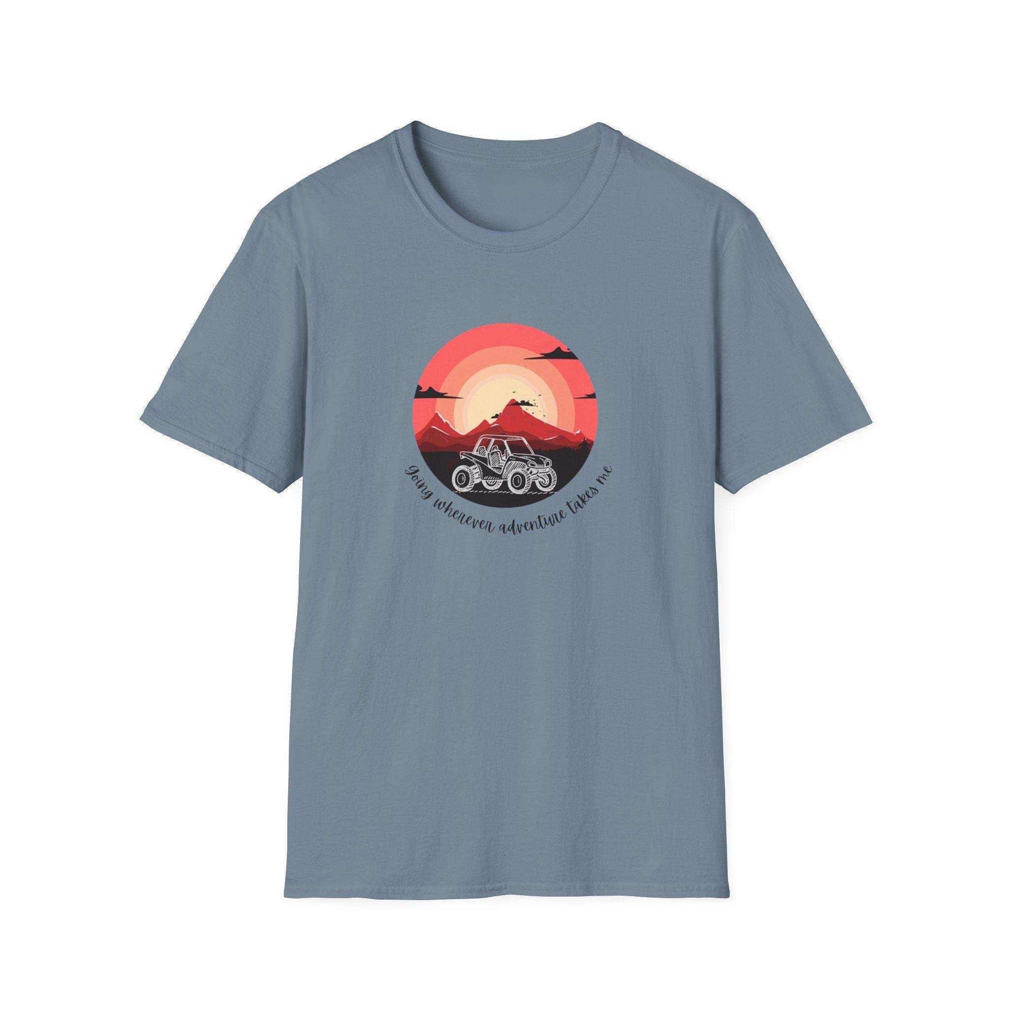 Adventure Awaits T-Shirt: Mountain All-Terrain Vehicle Tee