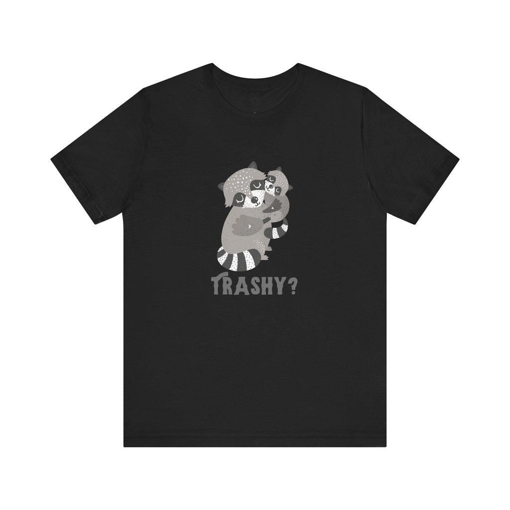Funny Raccoon T-Shirt: Kawaii Animal Graphic Tee, Eco-Friendly Cotton