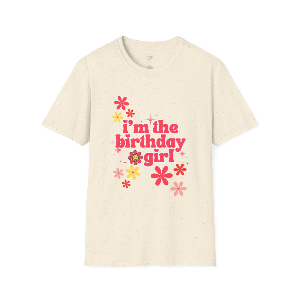 Birthday Girl T-Shirt: Fun Floral Celebration Tee