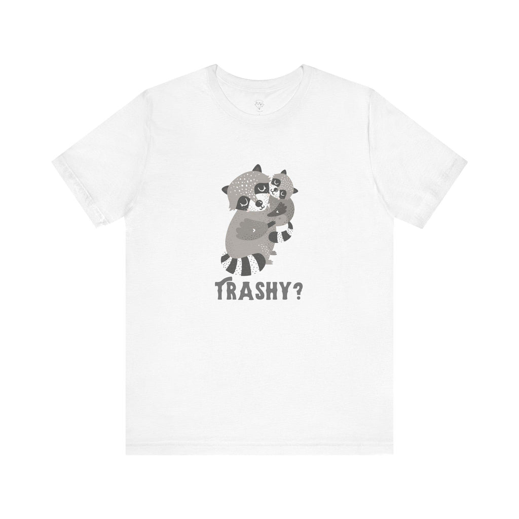 Funny Raccoon T-Shirt: Kawaii Animal Graphic Tee, Eco-Friendly Cotton