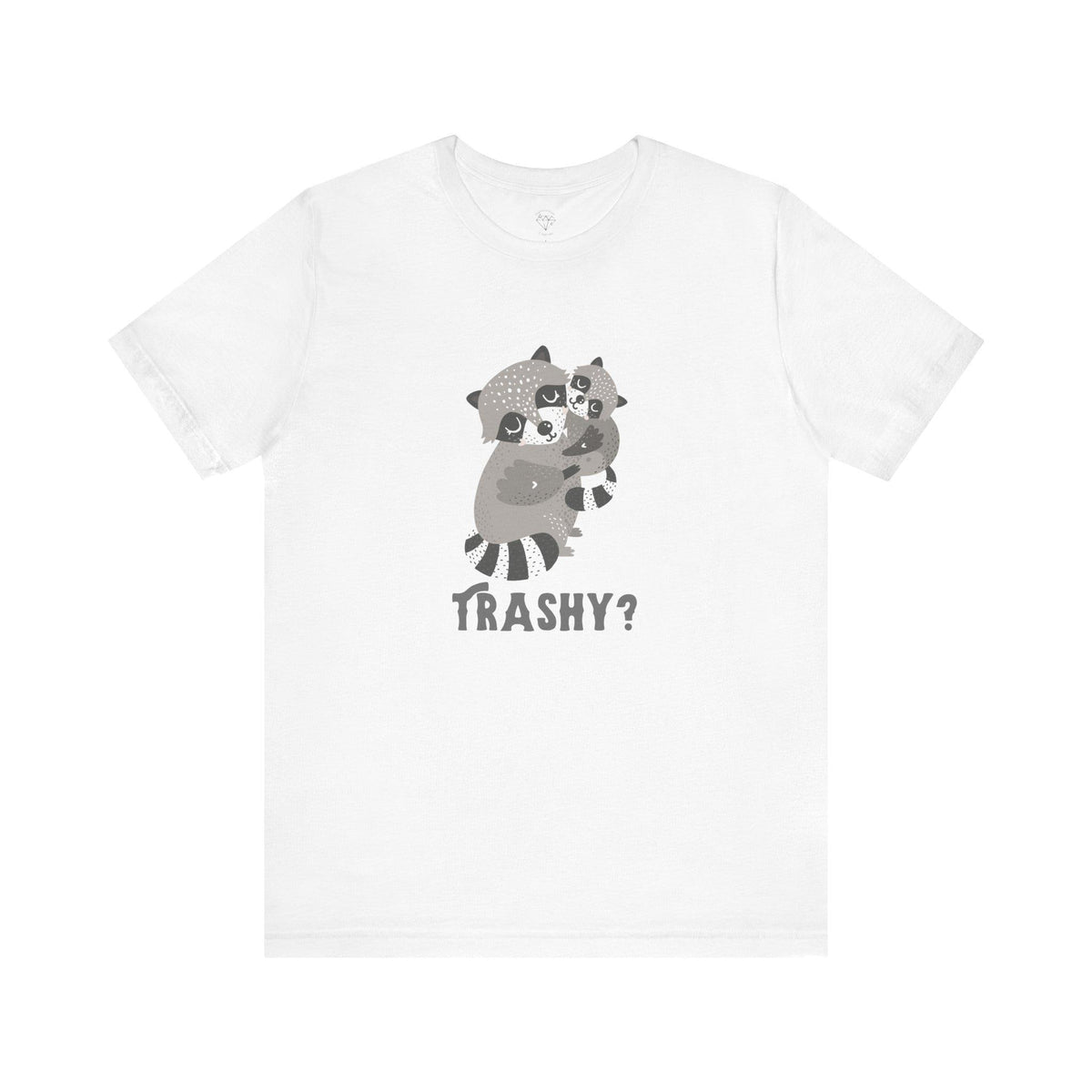 Funny Raccoon T-Shirt: Kawaii Animal Graphic Tee, Eco-Friendly Cotton