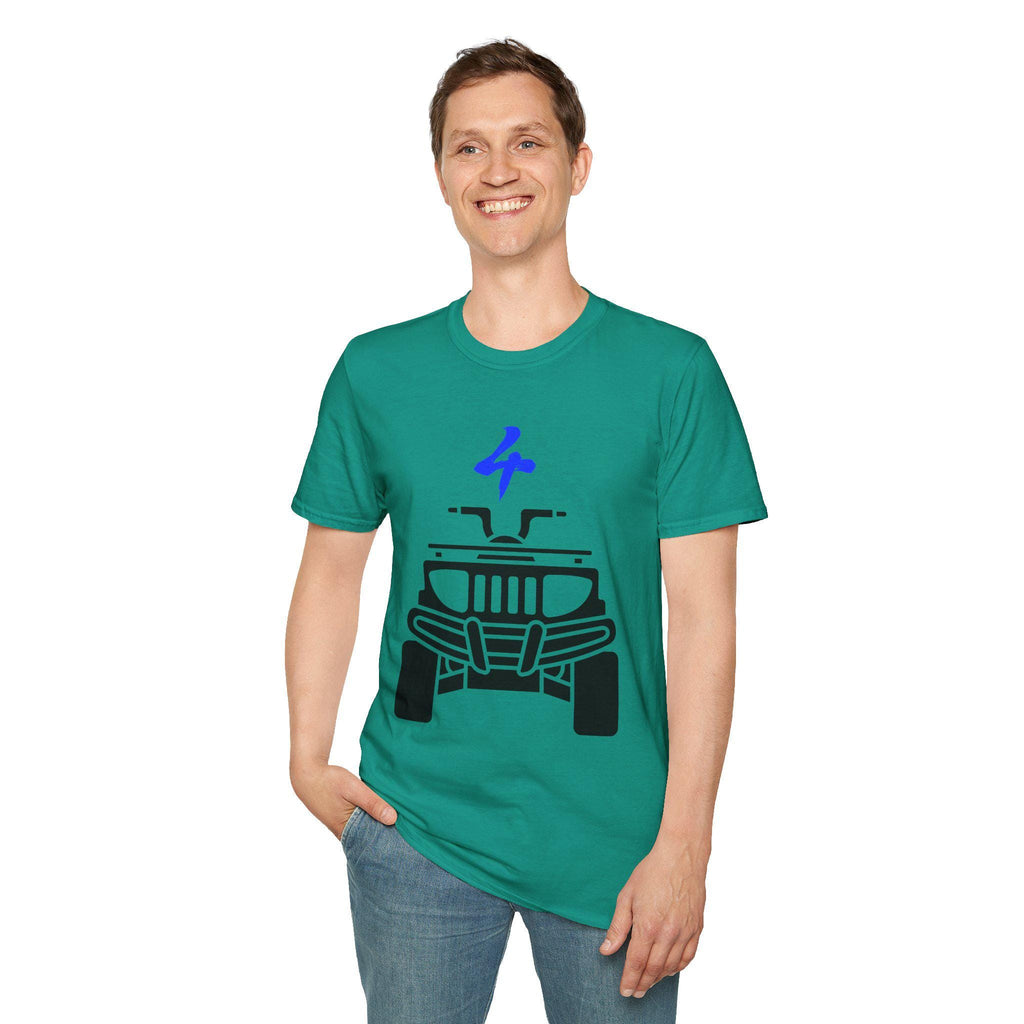 4x4 Off-Road Adventure T-Shirt: Unisex Softstyle Cotton Tee