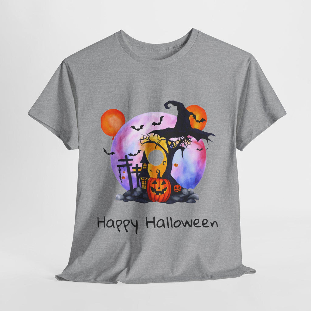 Halloween Graphic Tee: Unisex Cotton Spooky Season Shirt