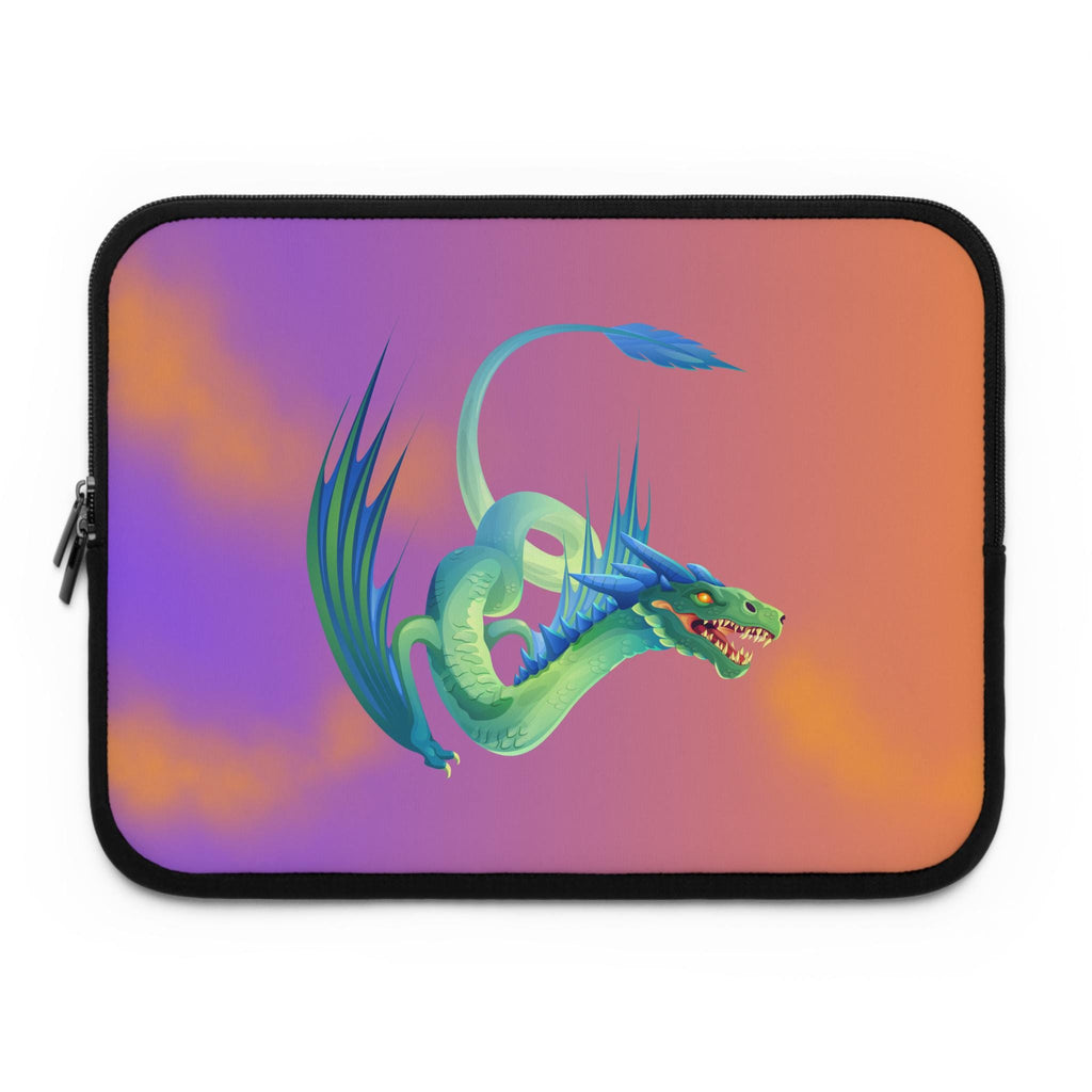 Fantasy Dragon Laptop Sleeve: Colorful Neoprene Computer Protector