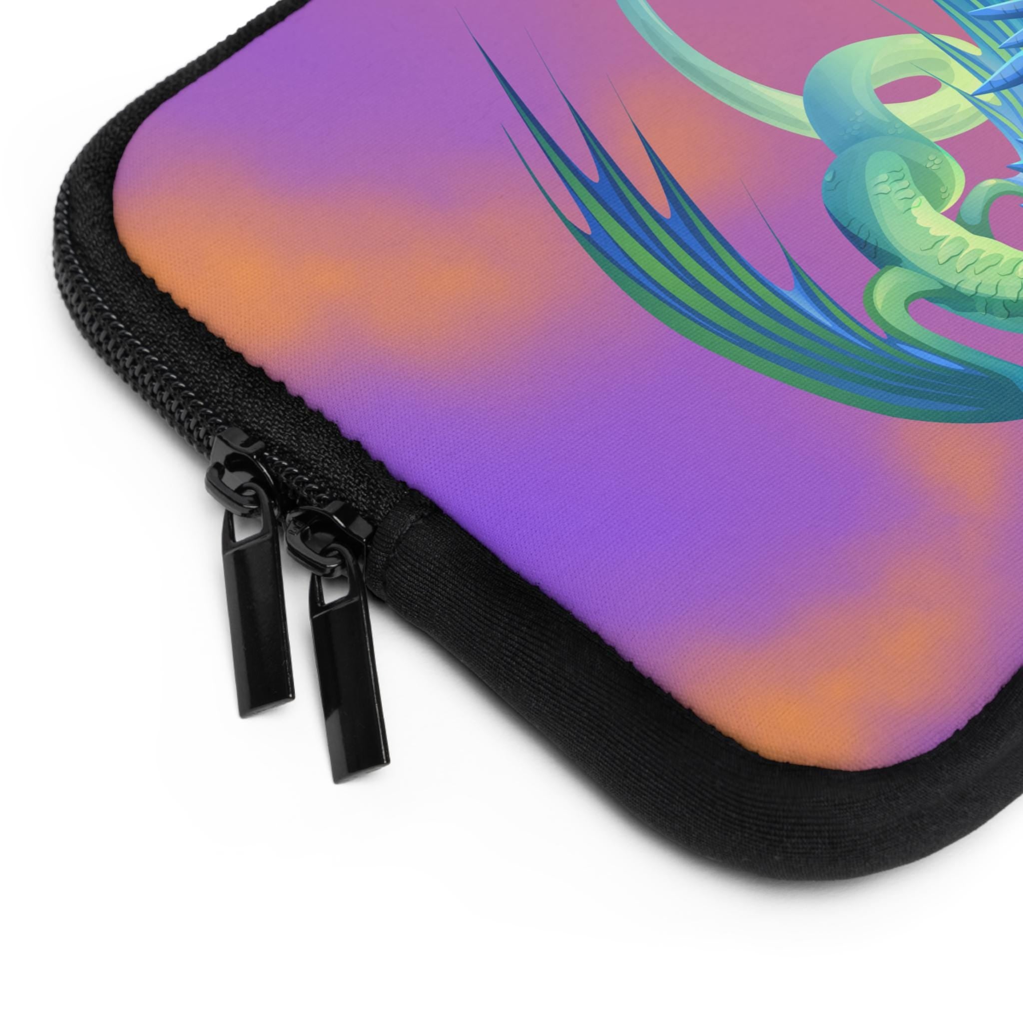 Fantasy Dragon Laptop Sleeve: Colorful Neoprene Computer Protector