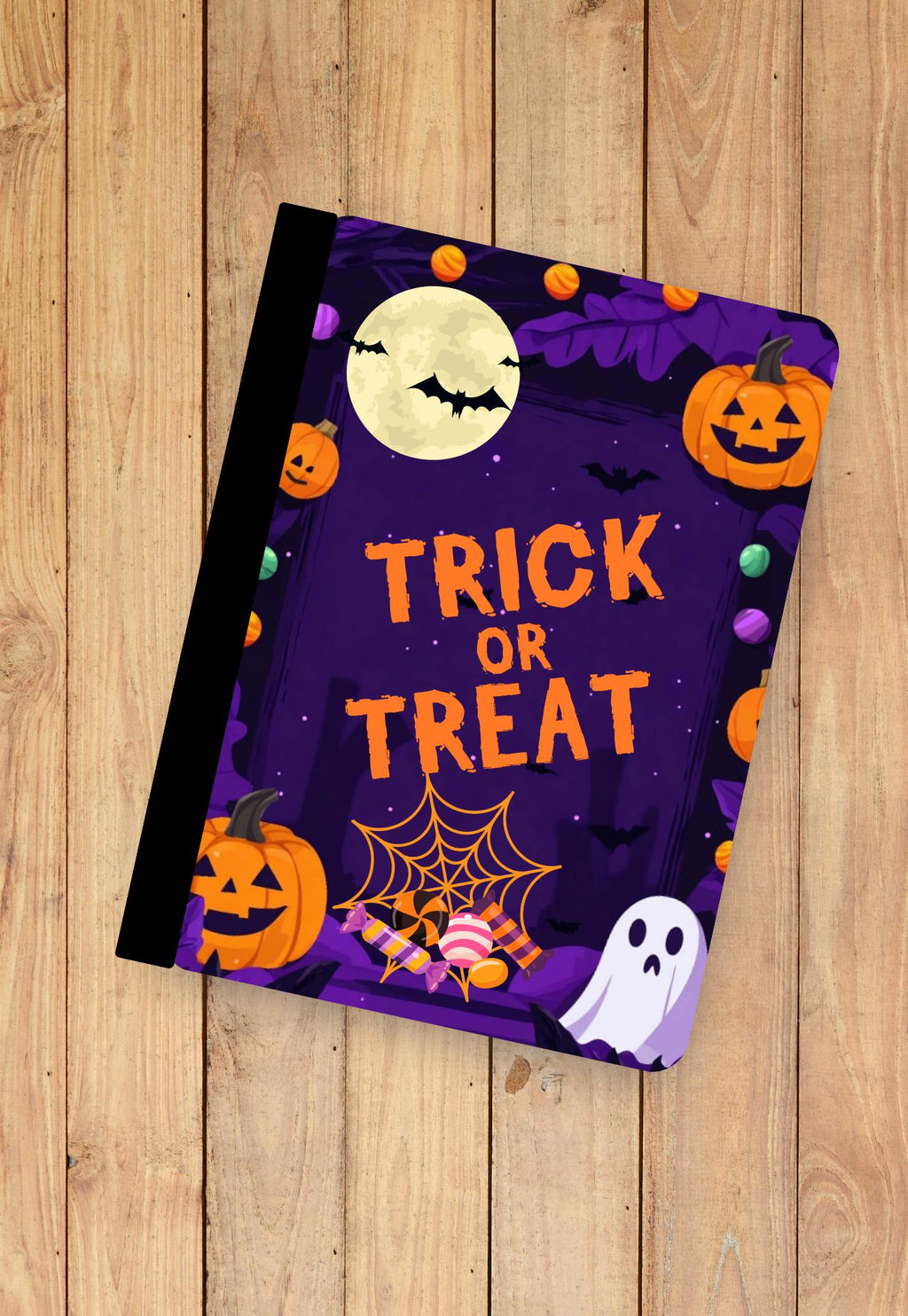 Halloween Composition Notebook Sticker Cover: Spooky Season School Supplies (Digital Download)