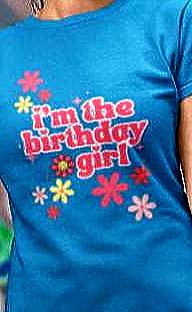 Birthday Girl T-Shirt: Fun Floral Celebration Tee