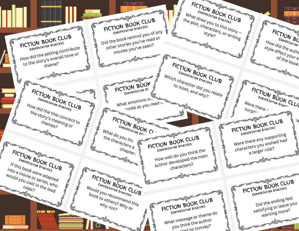 Fiction Book Club Conversation Starters