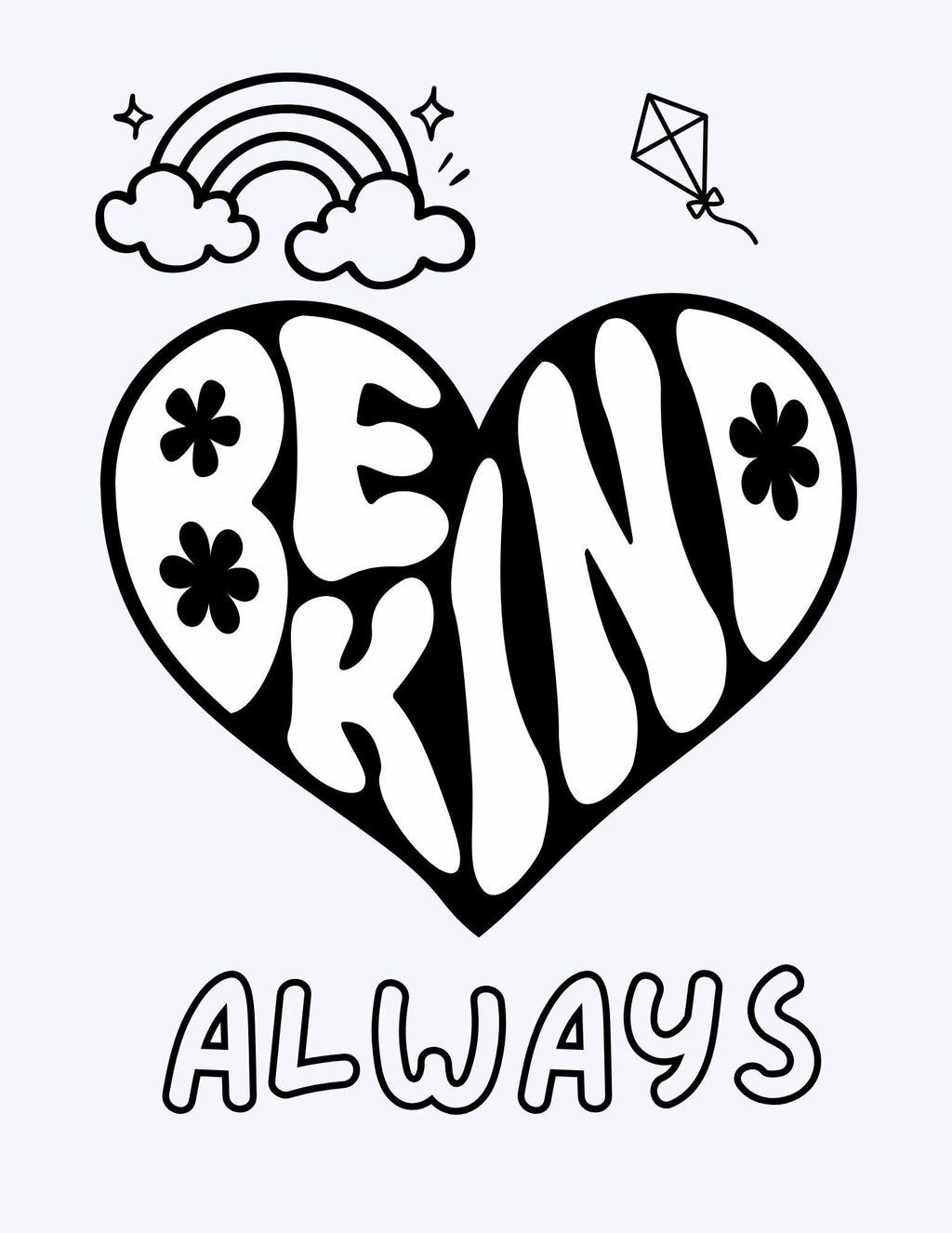Kindness Coloring Pages