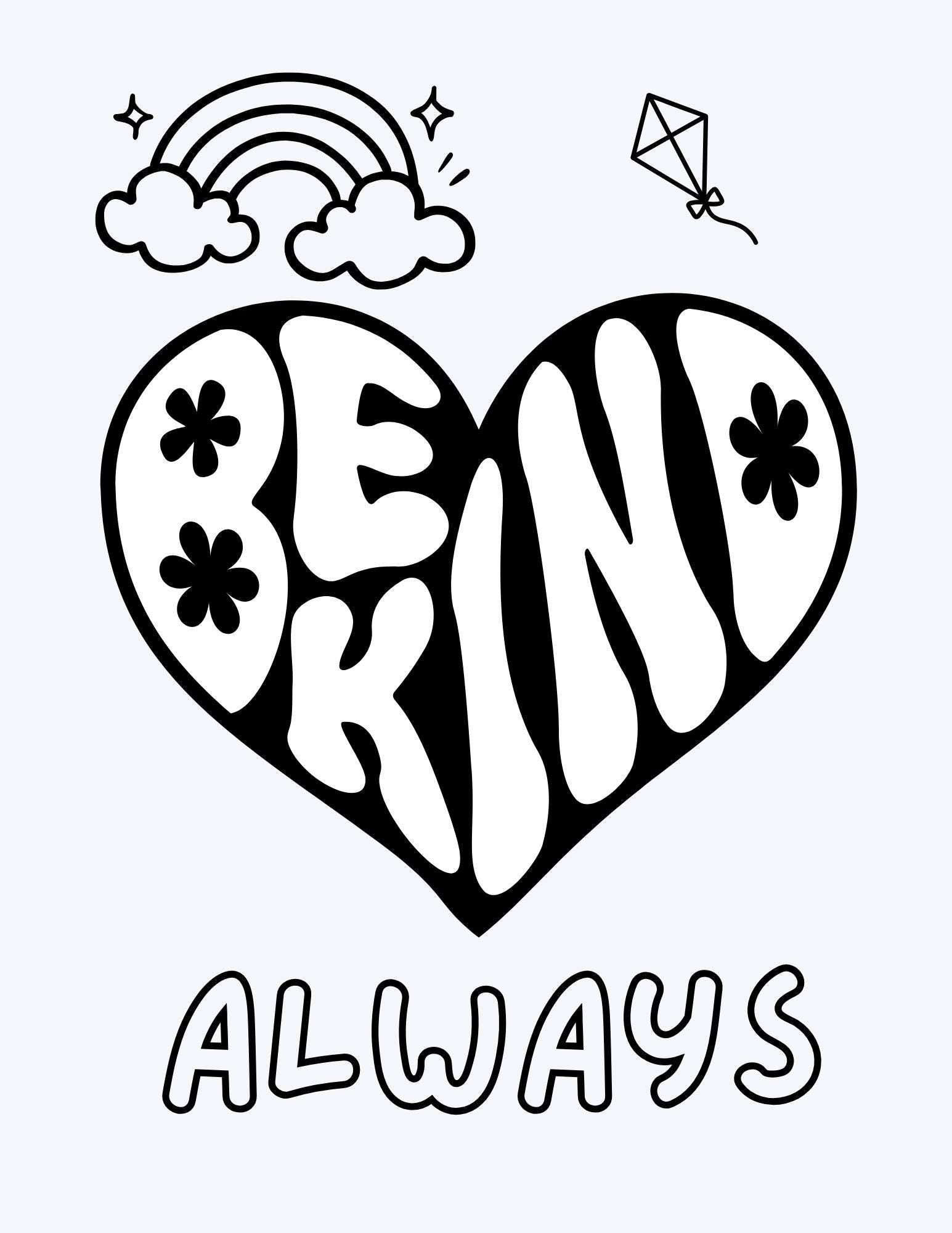 Kindness Coloring Pages