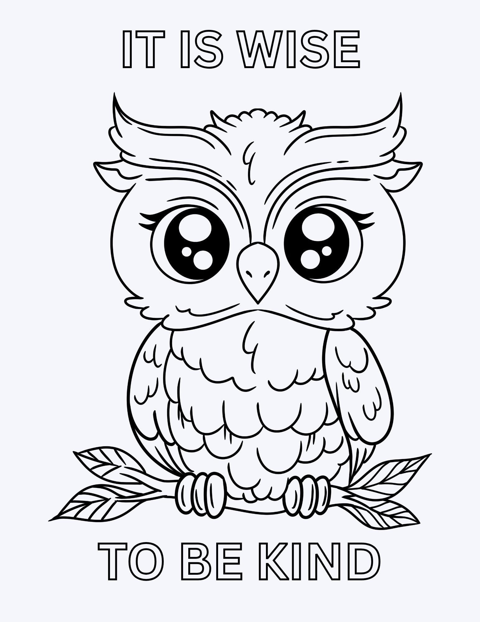 Kindness Coloring Pages