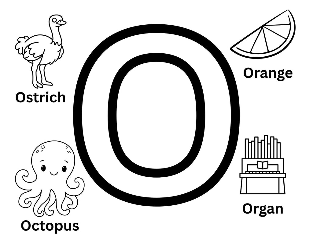 Alphabet Coloring Pages