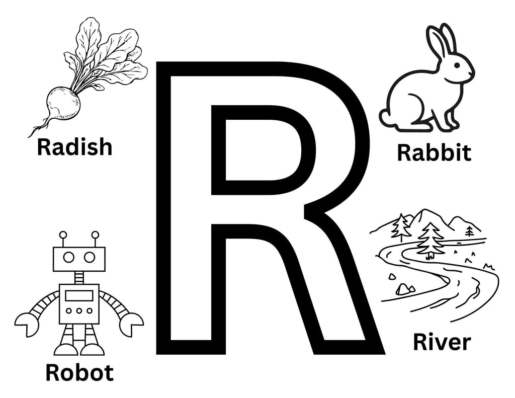 Alphabet Coloring Pages