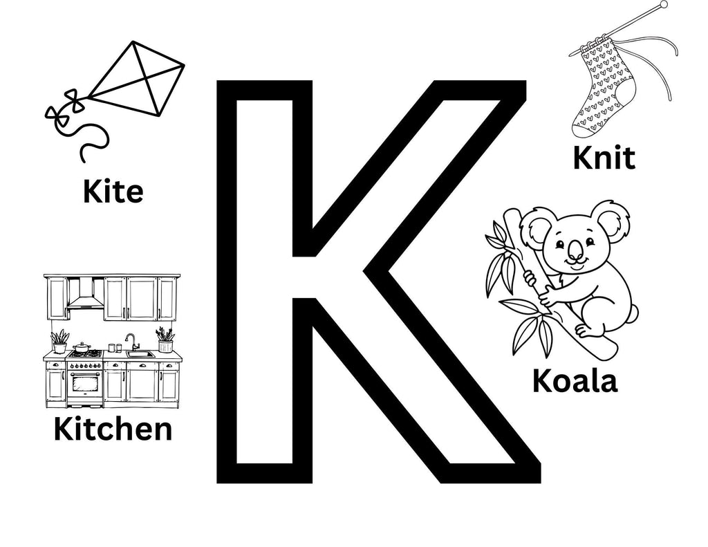 Alphabet Coloring Pages