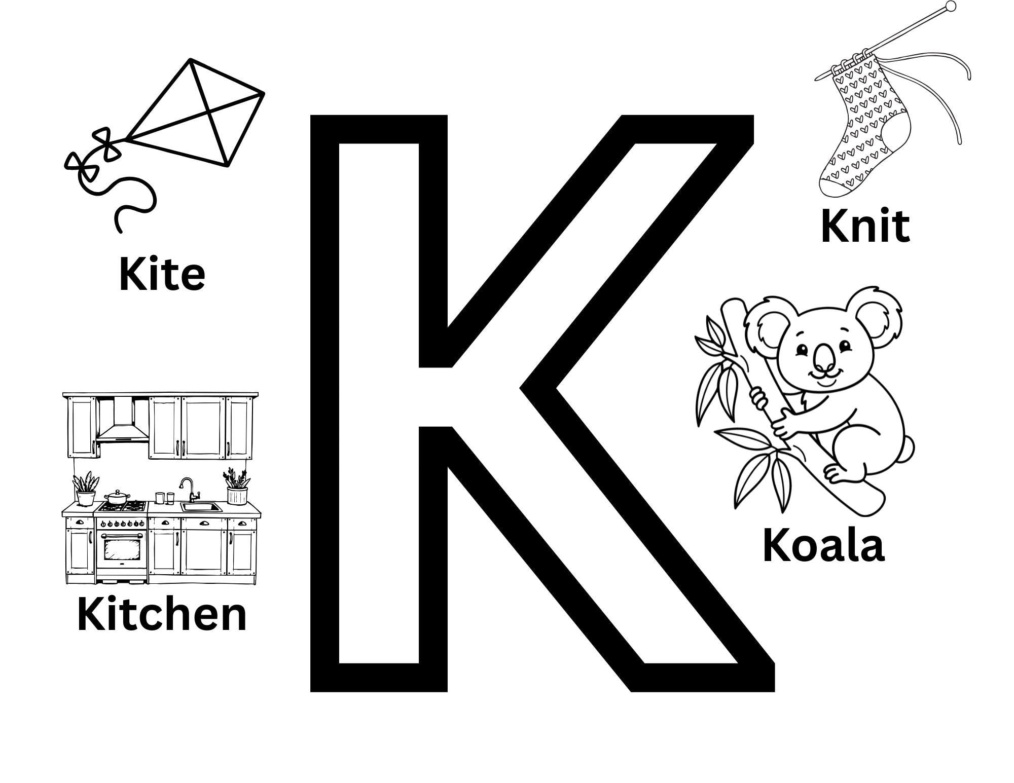 Alphabet Coloring Pages