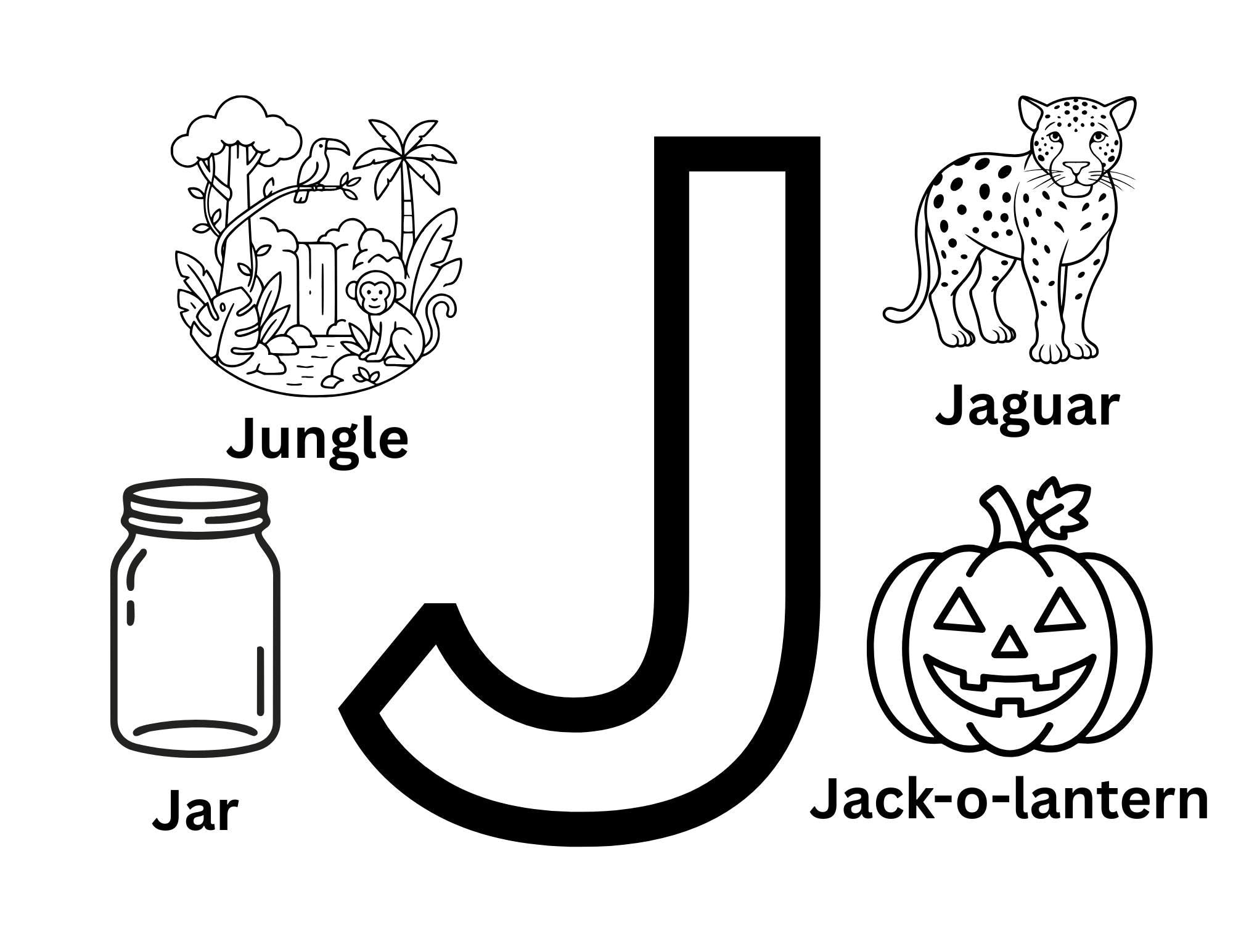 Alphabet Coloring Pages