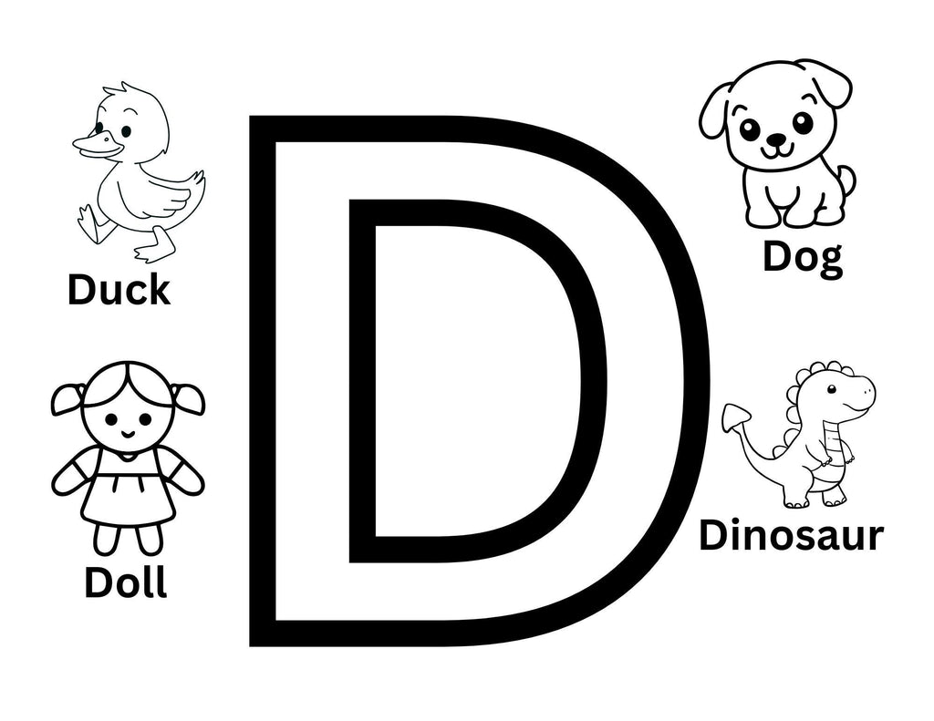Alphabet Coloring Pages