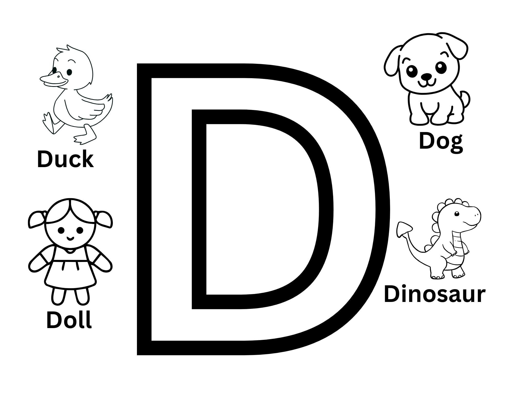 Alphabet Coloring Pages