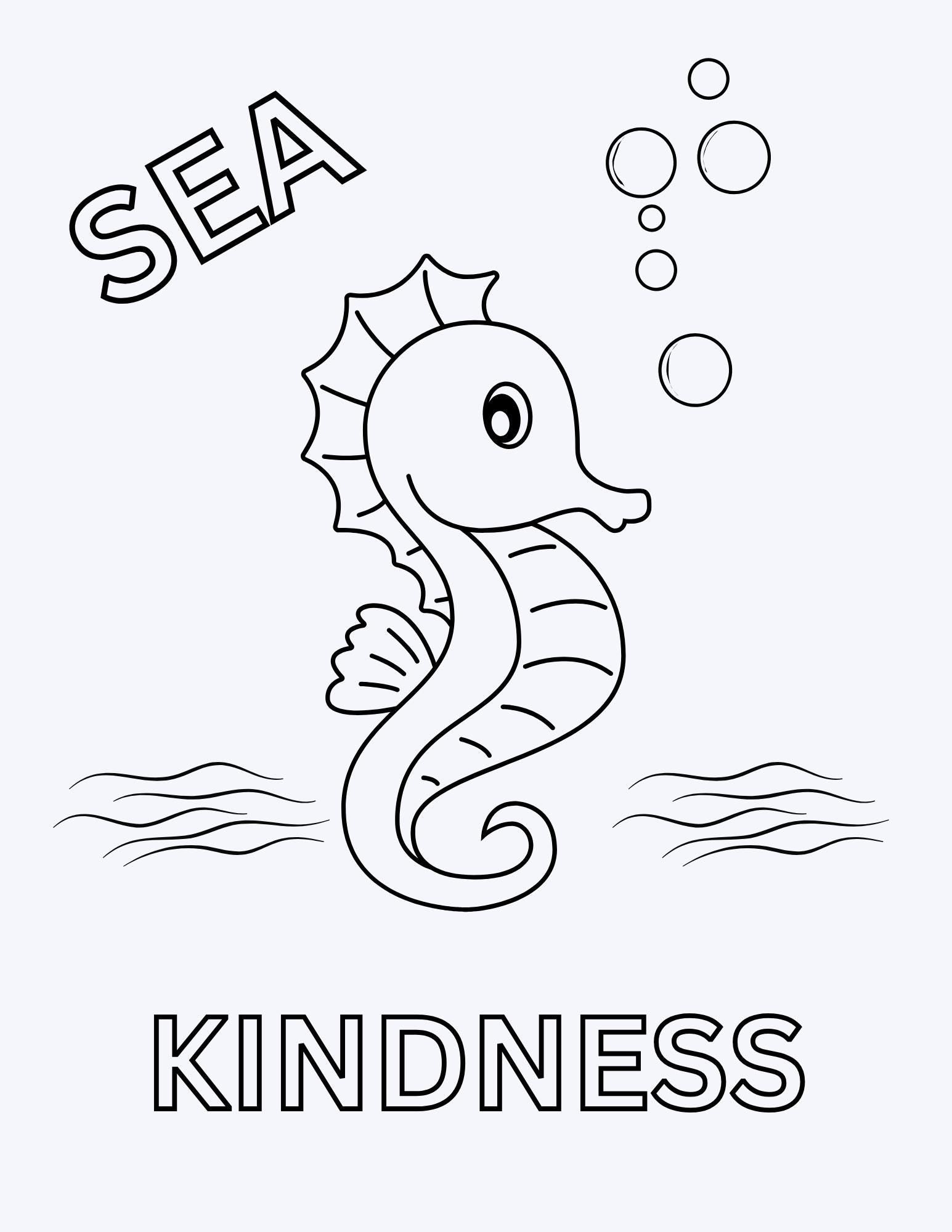 Kindness Coloring Pages