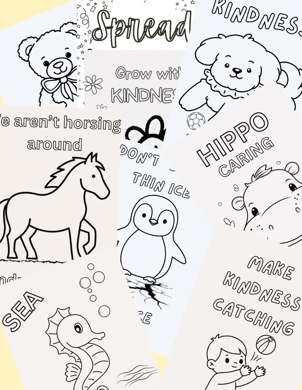 Kindness Coloring Pages