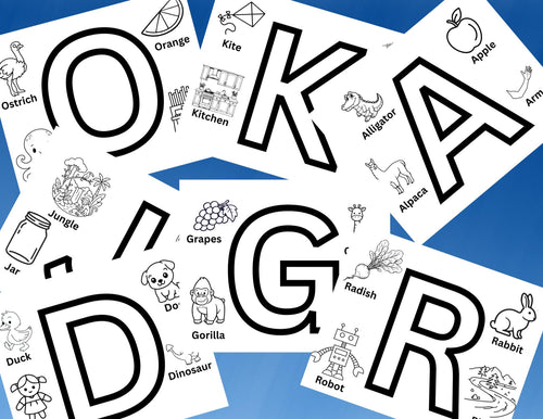 Alphabet Coloring Pages