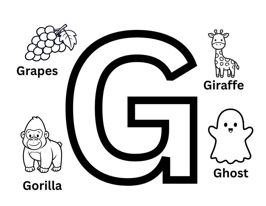 Alphabet Coloring Pages