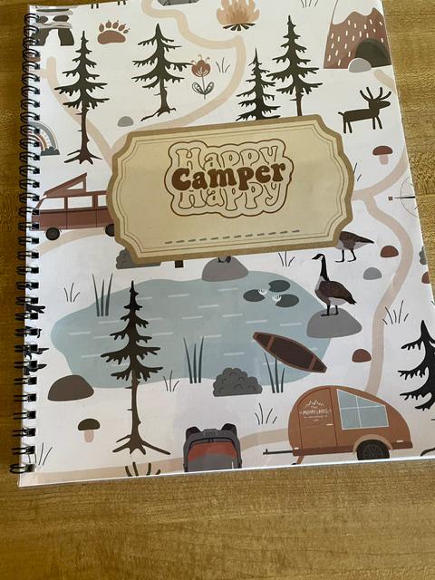 Camping Journal - spiral bound